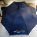 Sateenvarjo logolla Meie Reisid
