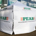 3x3 Pop up teltta logolla Peab