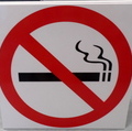 Varoituskyltti tupakointi kielletty
