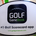 Ovaaliset Soft bannerit Golf GameBook